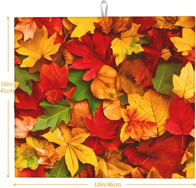 Watercolor Autumn Maple Leaves