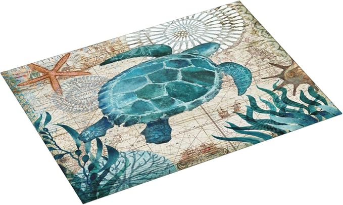 Ocean Theme Sea Turtle Seahorse Whale Octopus