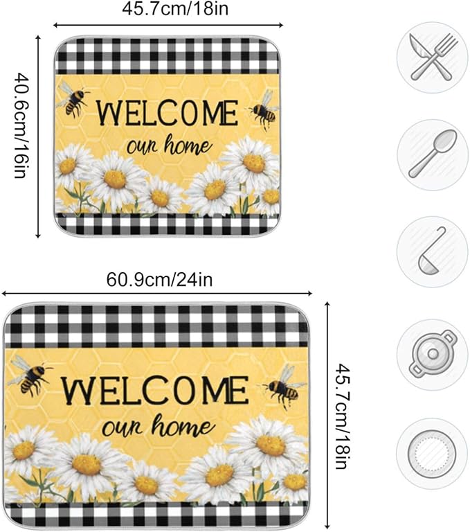 two bees daisy