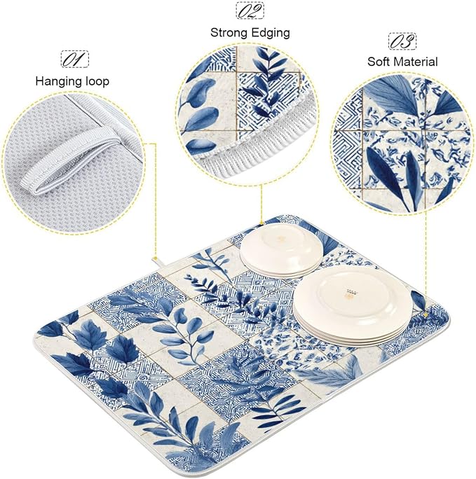 Blue Boho Plant