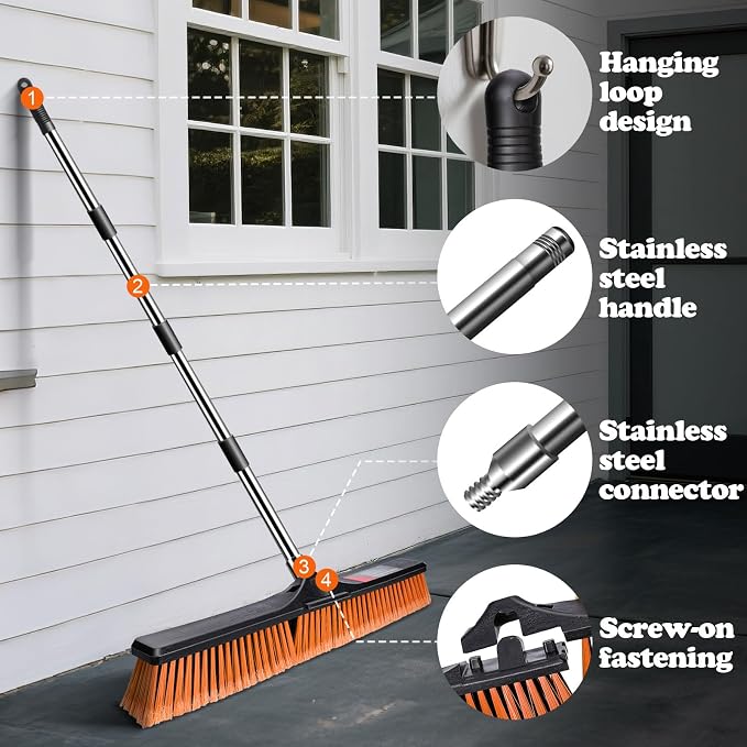 Push Broom Orange