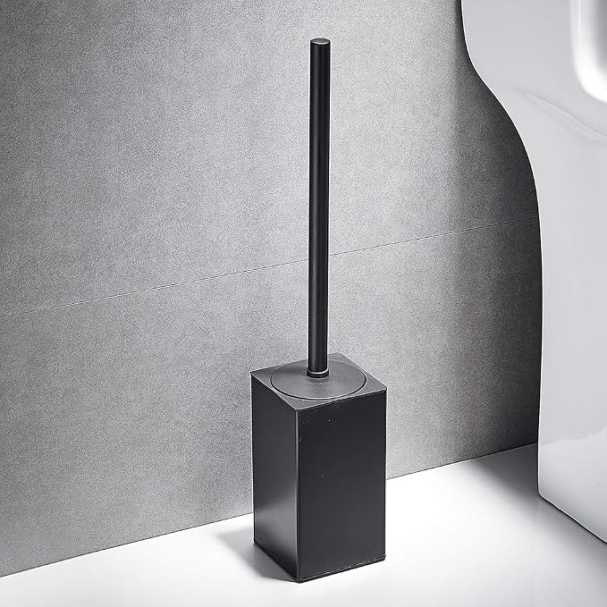 17-inch High Square Matte Black