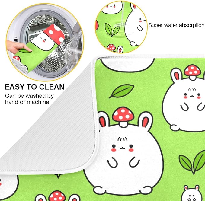 Cartoon Mushroom Rabbit