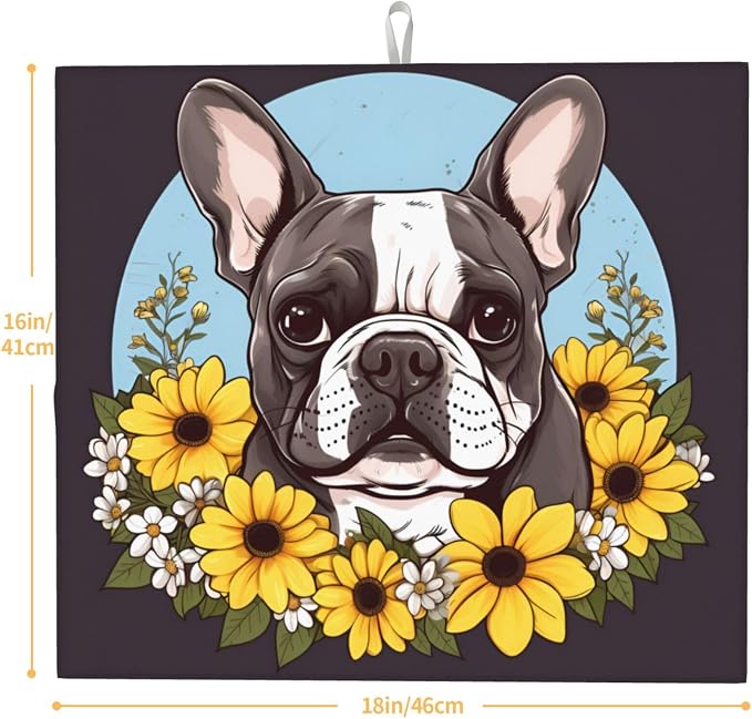 Bulldog Yellow Daisy White Flowers