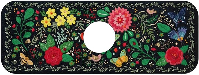 Boho Botanical Black