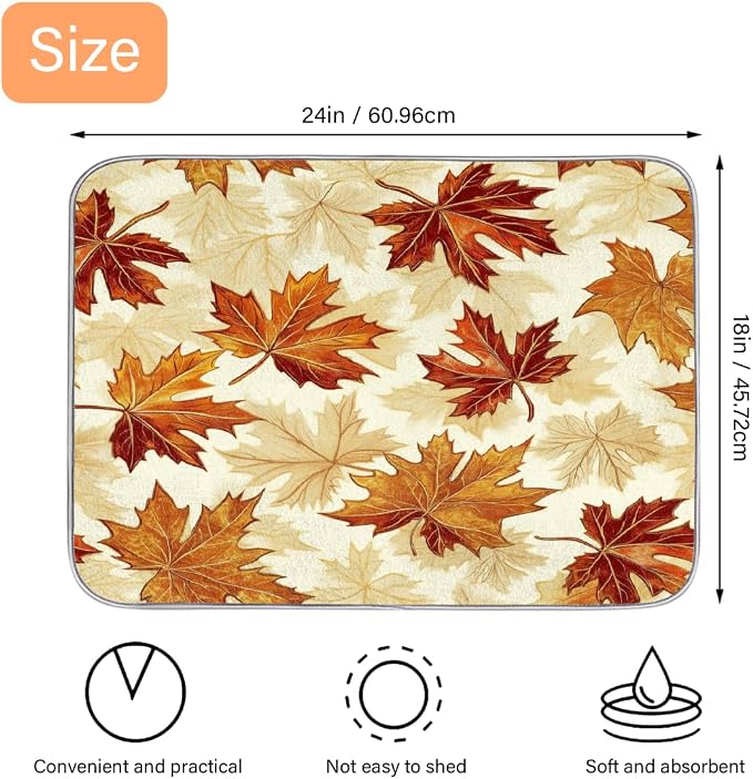 Brown Gold Maple Leaf