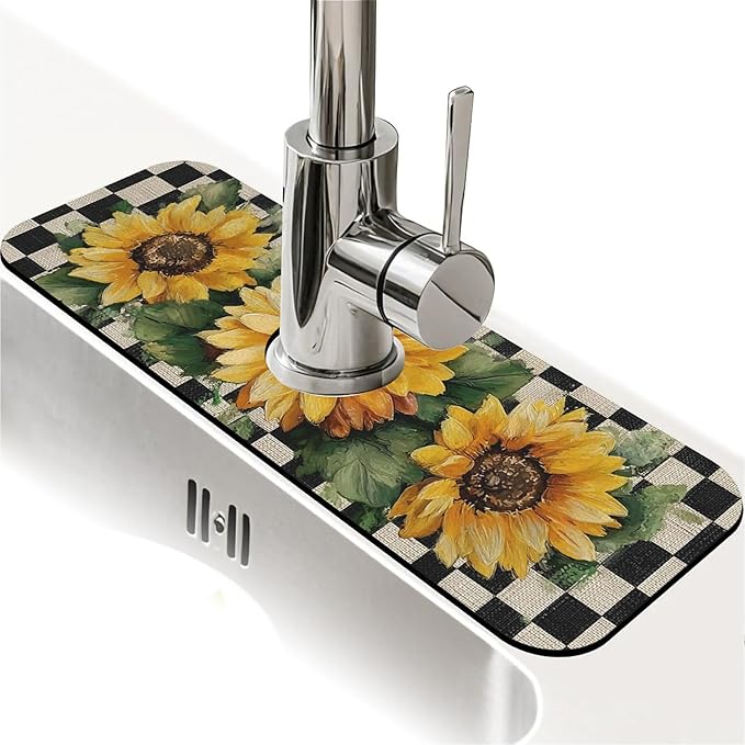Checkerboard Sunflower-1