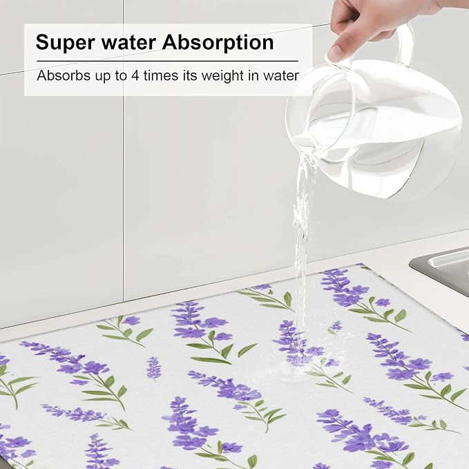 Lavender White Pattern