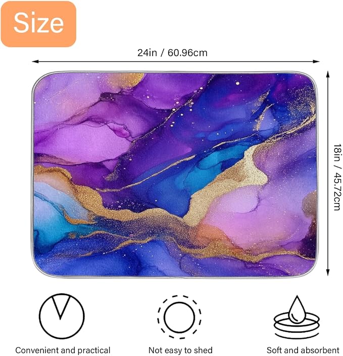 Purple Blue Marble