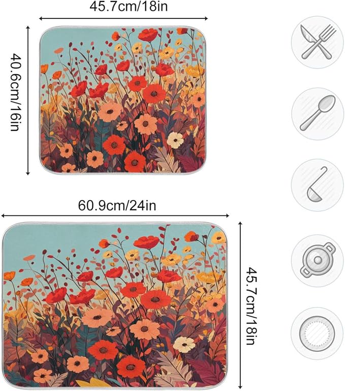 Autumn Poppy Flowers