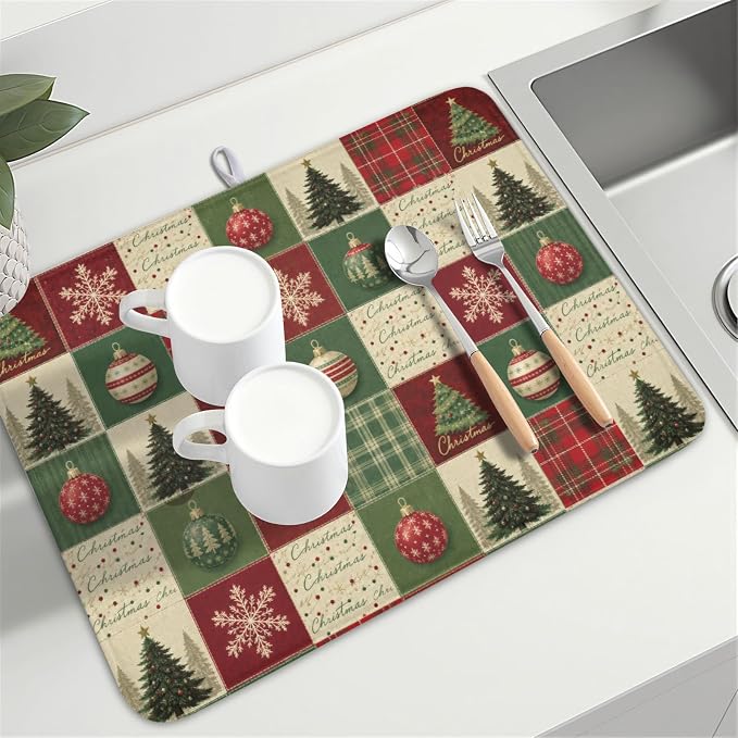 Christmas-checkered