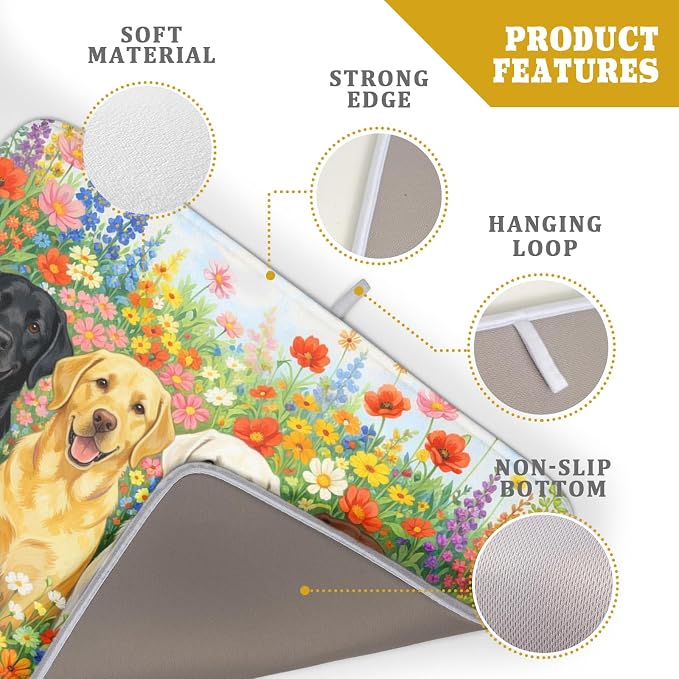 Flower Dog Colorful