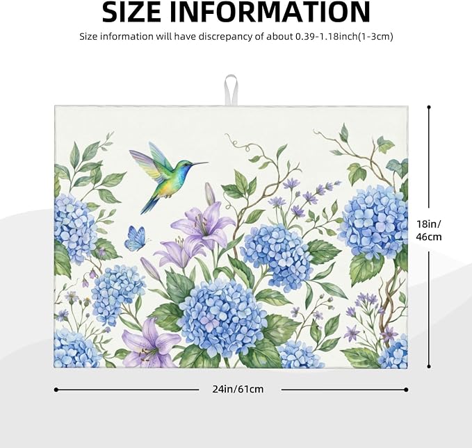 Elegant Hummingbird Floral