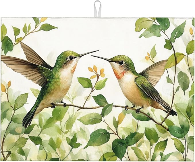 Green Plants Hummingbird