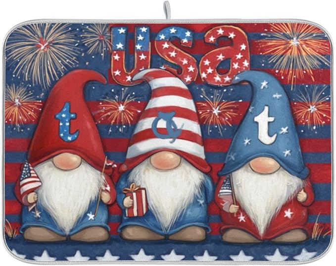 three cute gnomes