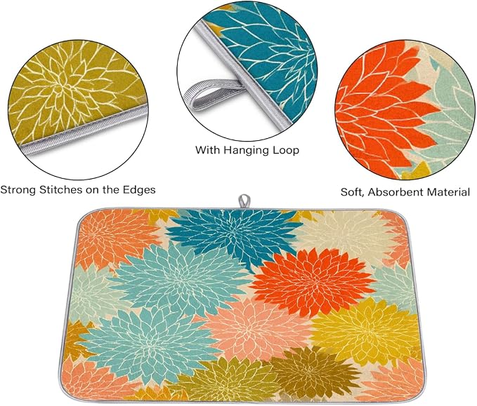 Colored Chrysanthemum Flowers