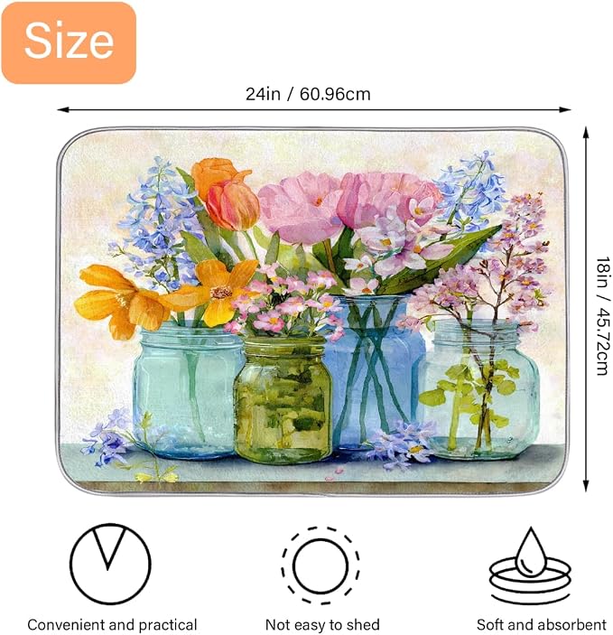Colored Flower Vases