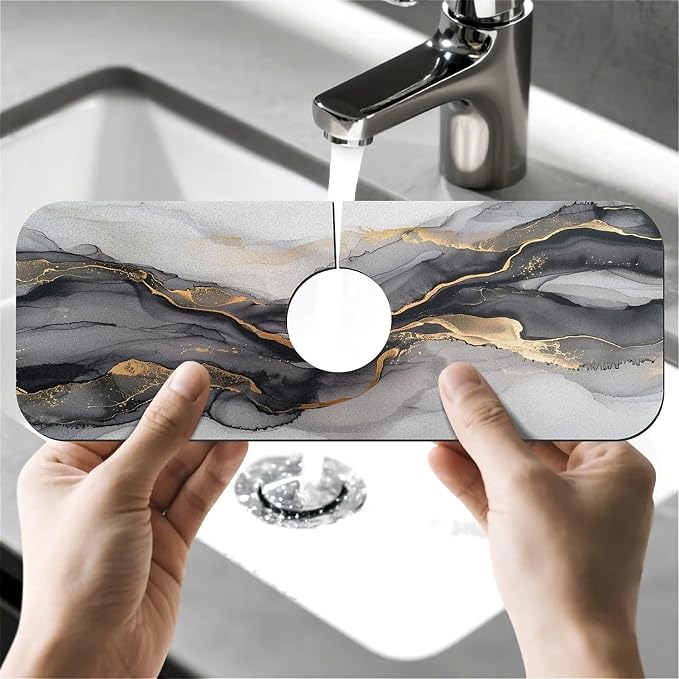 Black And Gold Marble