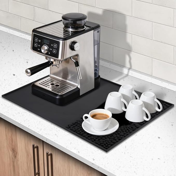 Black with a flat surface and beans