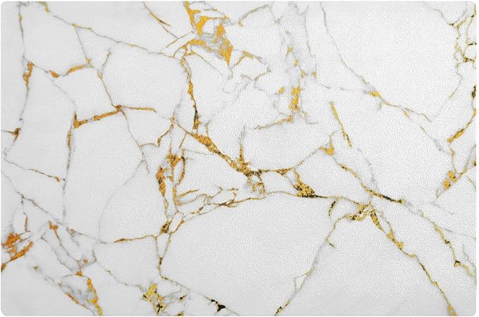 Gold and White