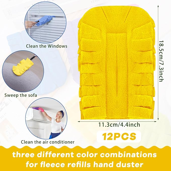 Purple, Light Blue, Yellow