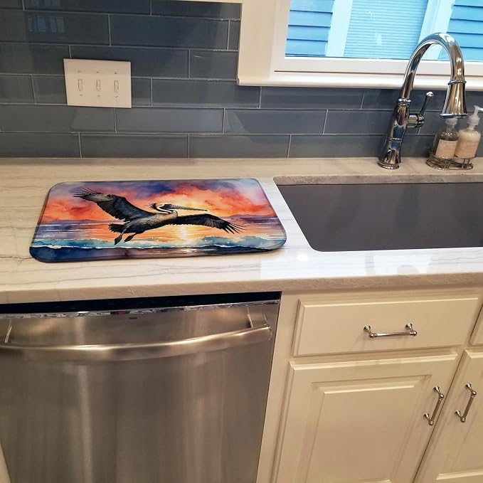 Pelican Fiery Sunset 7509