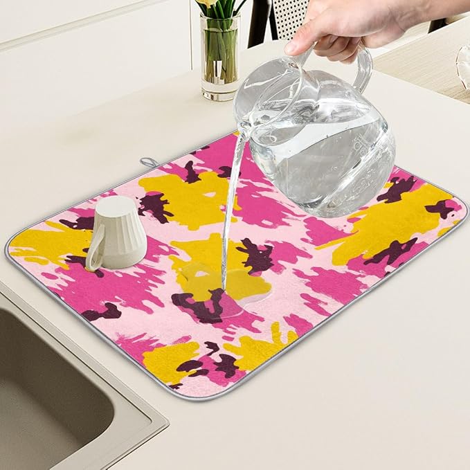 Pink Yellow Print