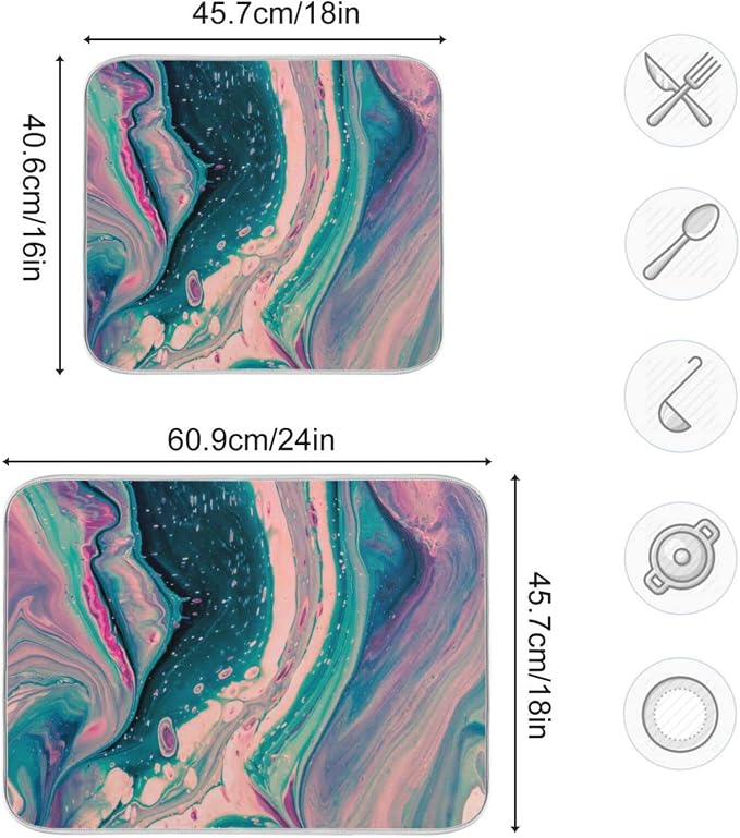 Marble Pink Green