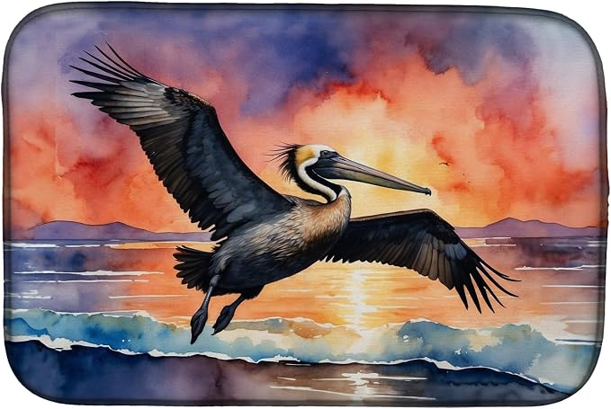 Pelican Fiery Sunset 7509