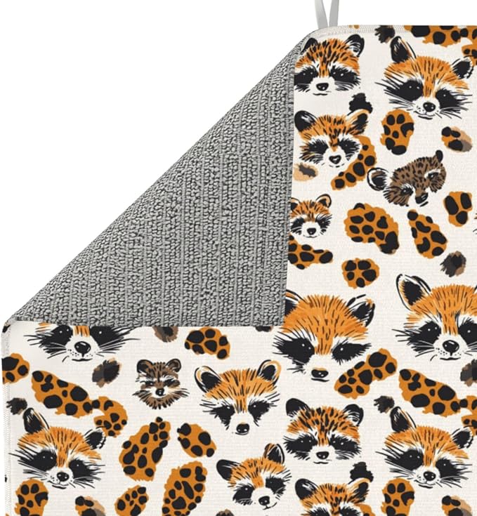 Raccoon Leopard Print