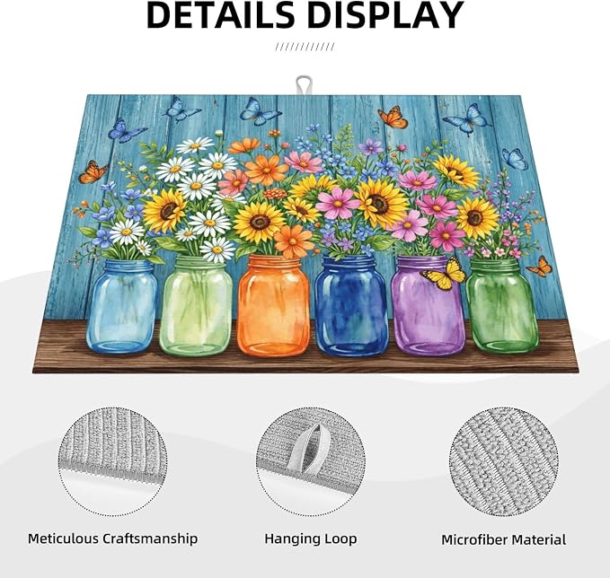 Rustic Vintage Flower Vases