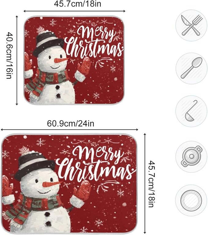 snowman wearing a hat and scarf