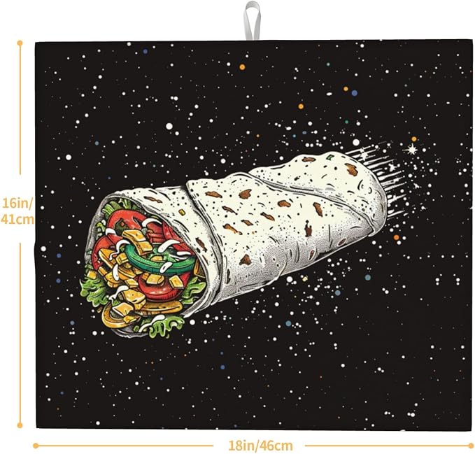 Cartoon Space Theme Burrito