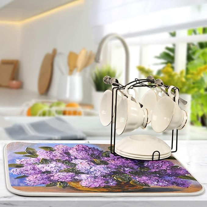 30 Purple flower oil painting