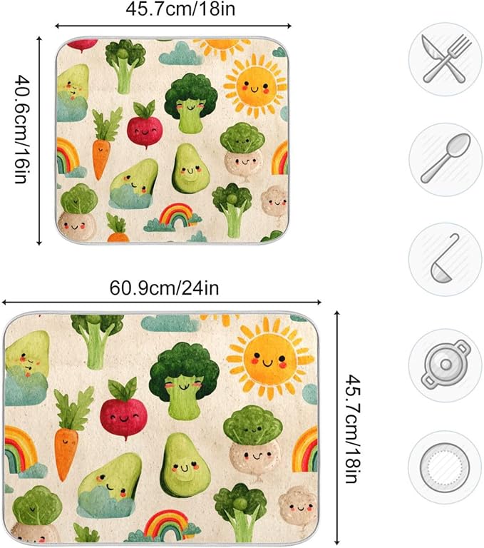 Broccoli Avocado Vegetable Beige