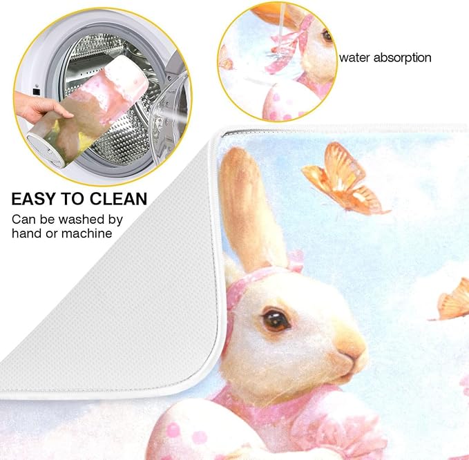 Dreamy Pink Easter Bunny Egg