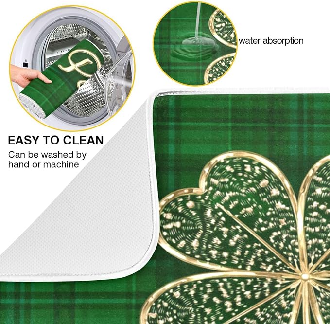 gold four-leaf clover