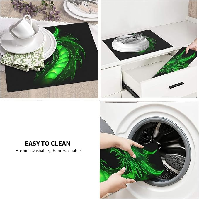 Green Glowing Dragon