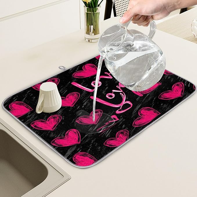 Pink Hearts And Love