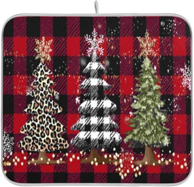 christmas trees plaid