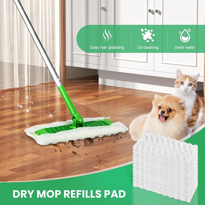 White 60 Mop Pads