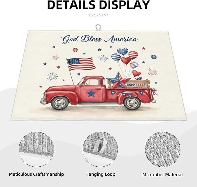 Red Truck Patriotic 10