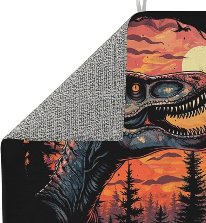 Sunset Forest Dual Moon Velociraptor
