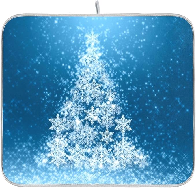 christmas tree white snowflake