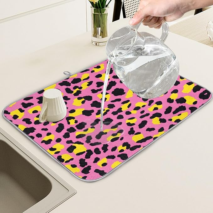 Pink Yellow Leopard
