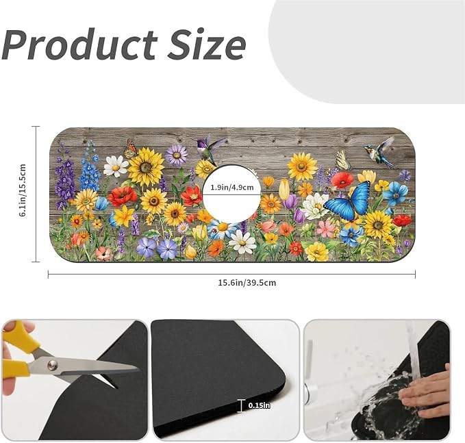 Rustic Wood Sunflower Multi