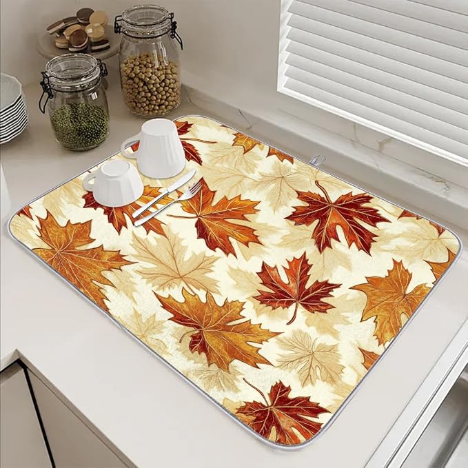 Brown Gold Maple Leaf