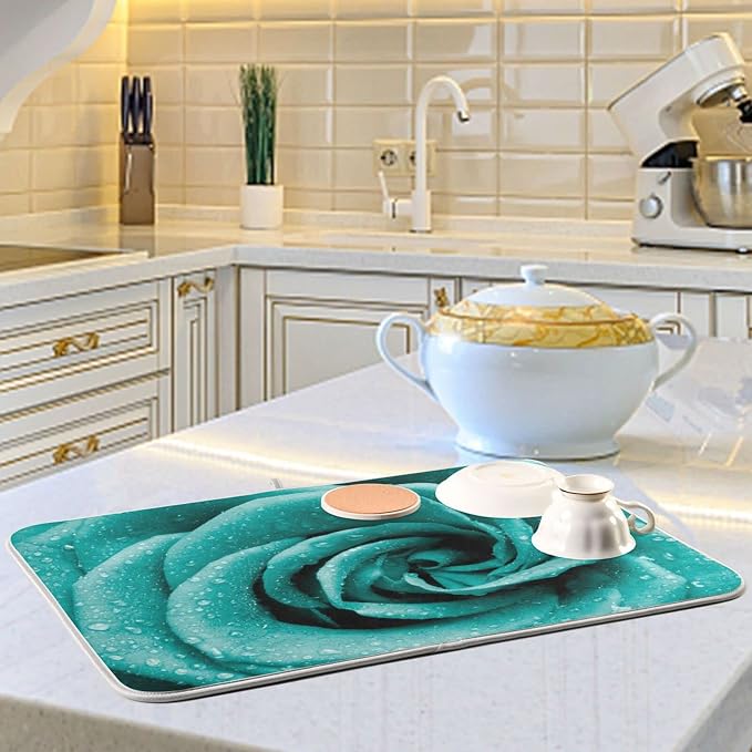 Hipster Turquoise Rose Petals