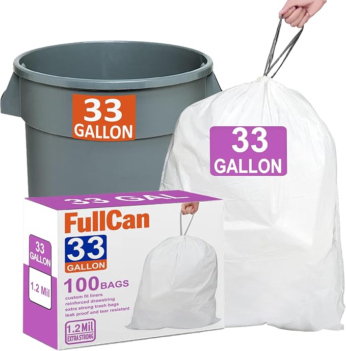 33 Gallon White