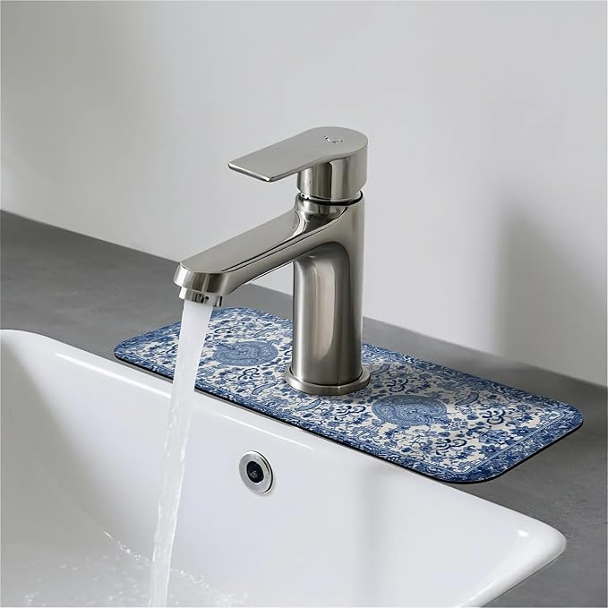 Blue and White Porcelain Paisley